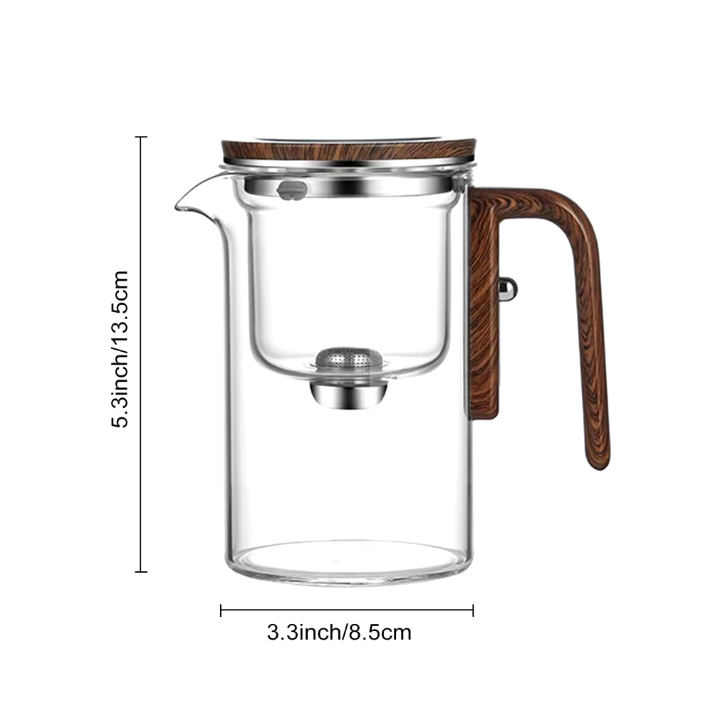 Water Separation Glass Teapot