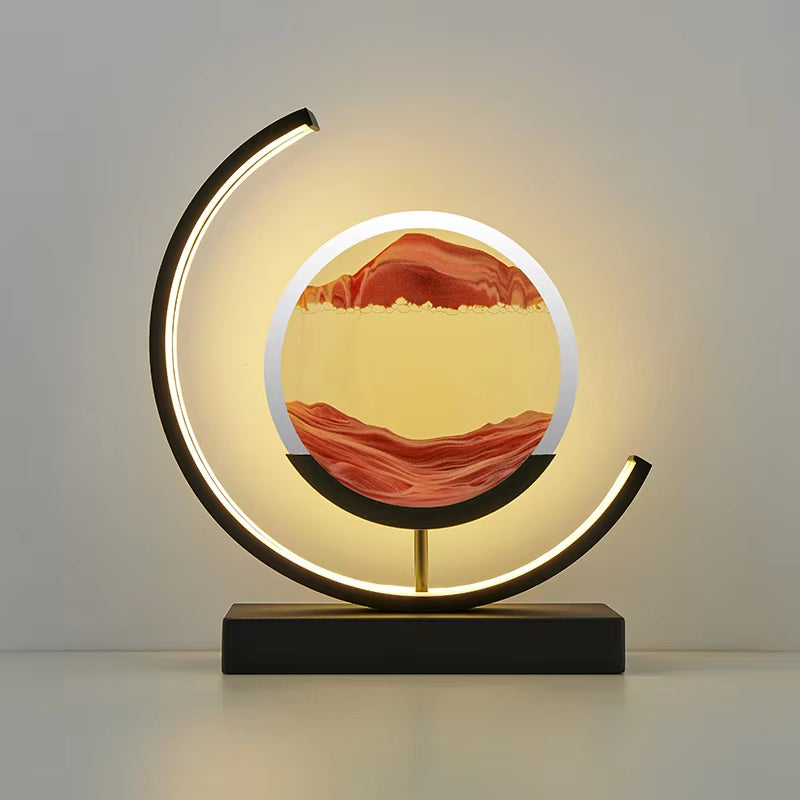 LED Quicksand Sand Lamp