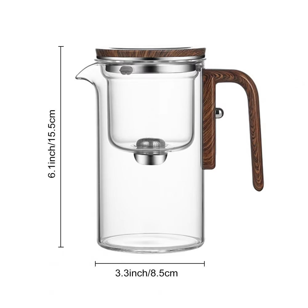 Water Separation Glass Teapot