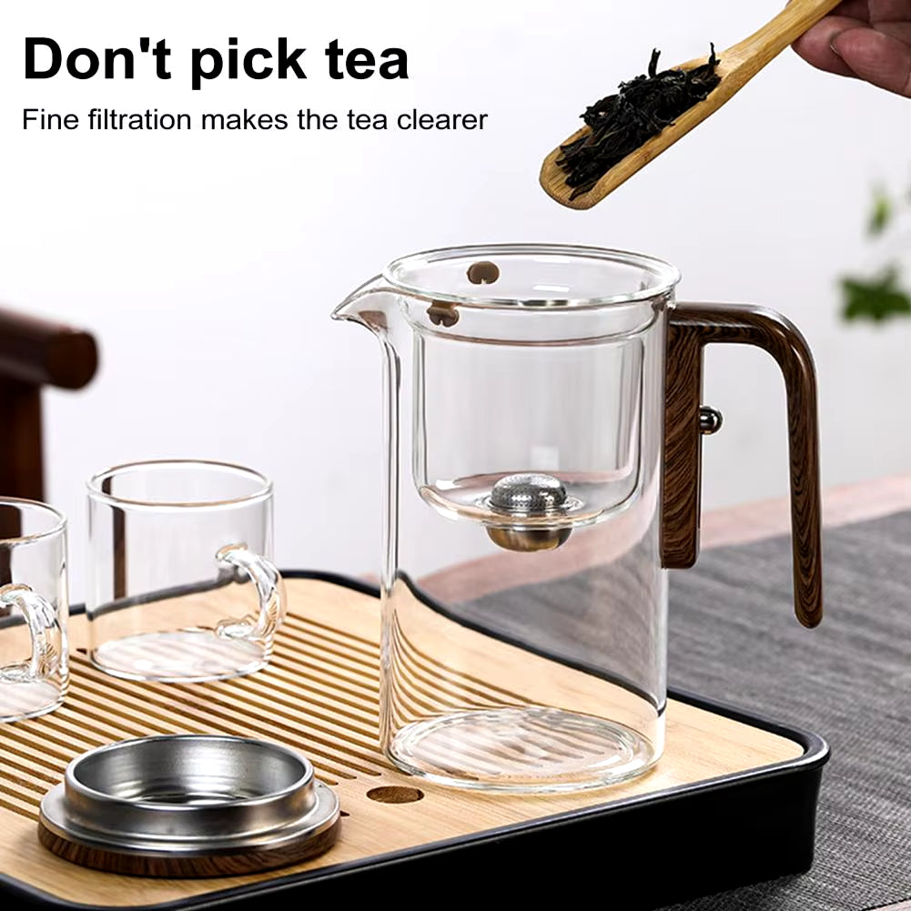 Water Separation Glass Teapot