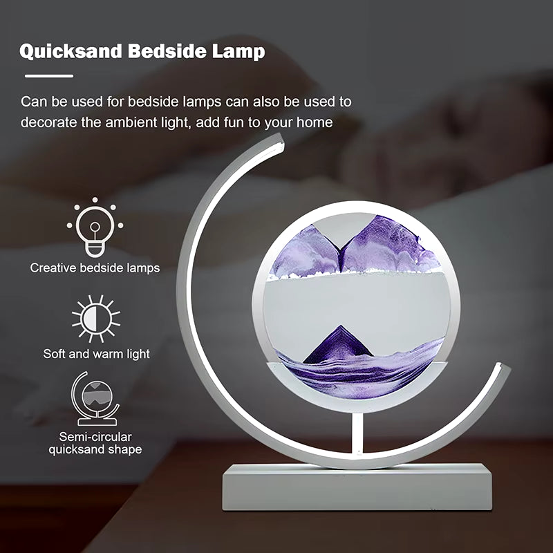 LED Quicksand Sand Lamp
