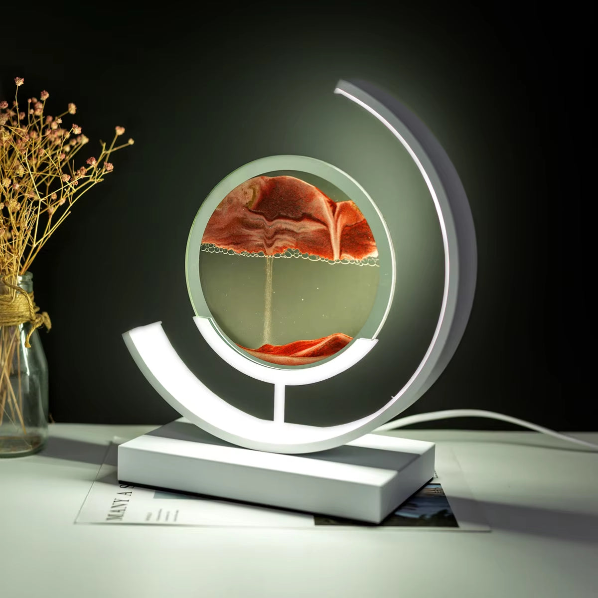 LED Quicksand Sand Lamp