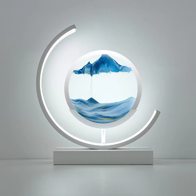 LED Quicksand Sand Lamp