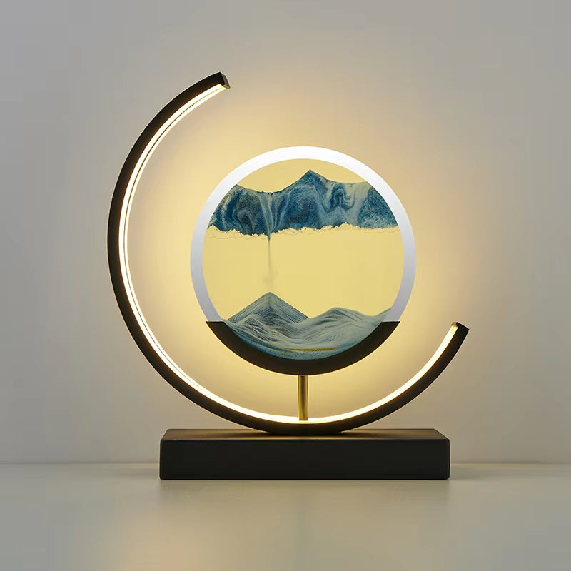 LED Quicksand Sand Lamp