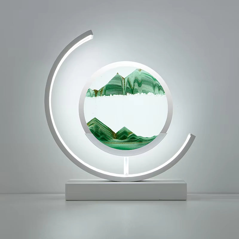 LED Quicksand Sand Lamp